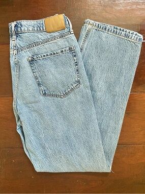 Aeropostale 90’s Straight Jeans Distressed Light Wash Size 8